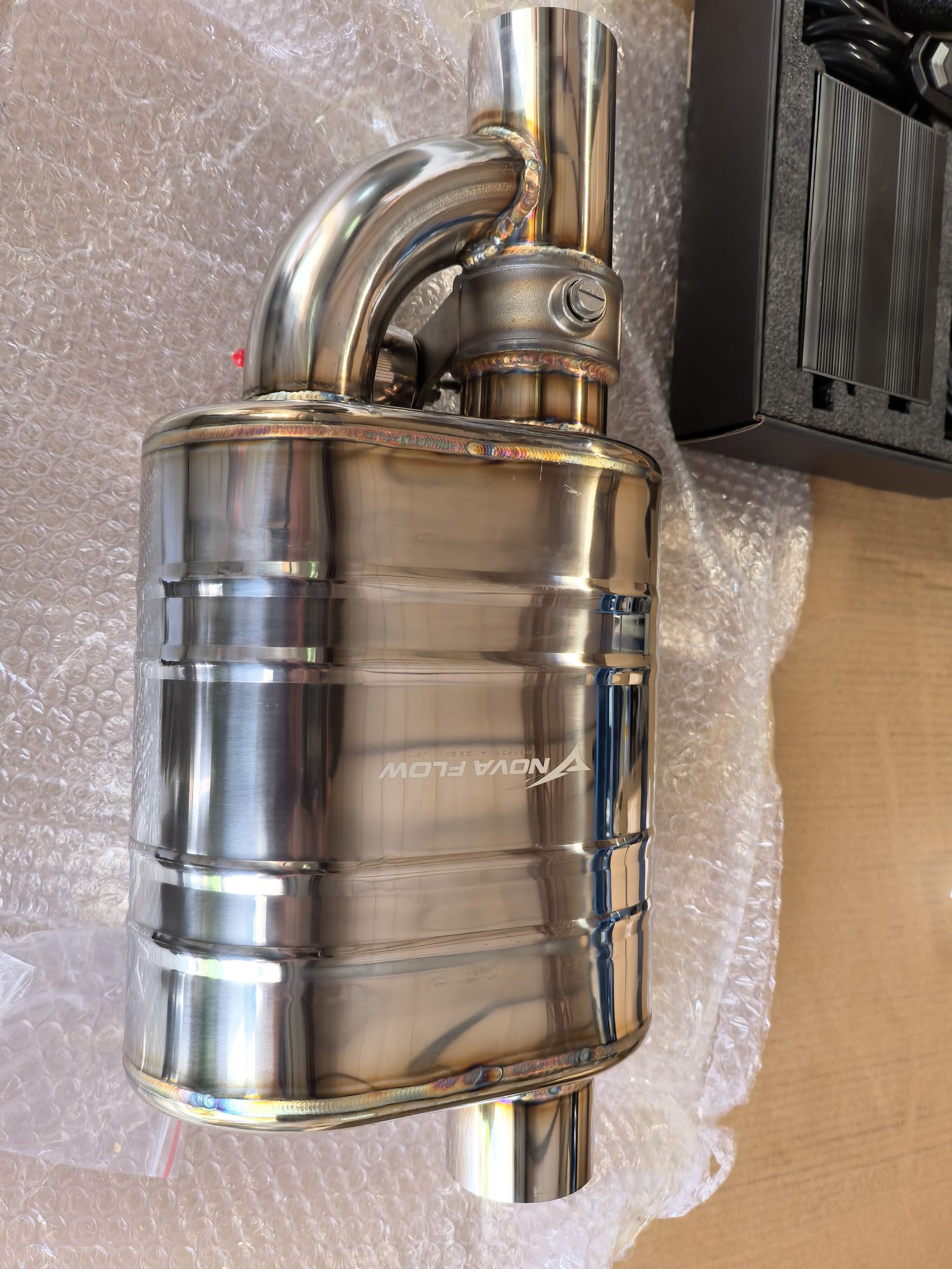 Custom exhaust muffler sample
